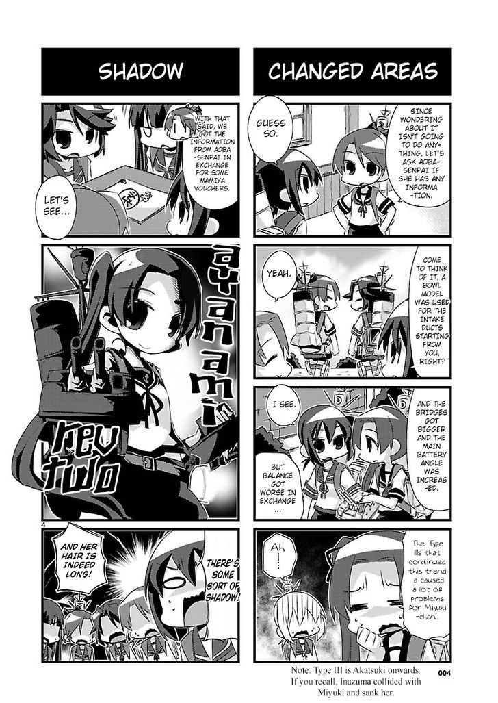 Kantai Collection - Kankore - 4-koma Comic - Fubuki, Ganbarimasu! Chapter 46 page 4 - Chapter 46