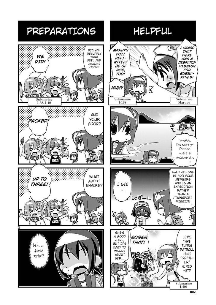 Kantai Collection - Kankore - 4-koma Comic - Fubuki, Ganbarimasu! Chapter 48 page 2 - Chapter 48