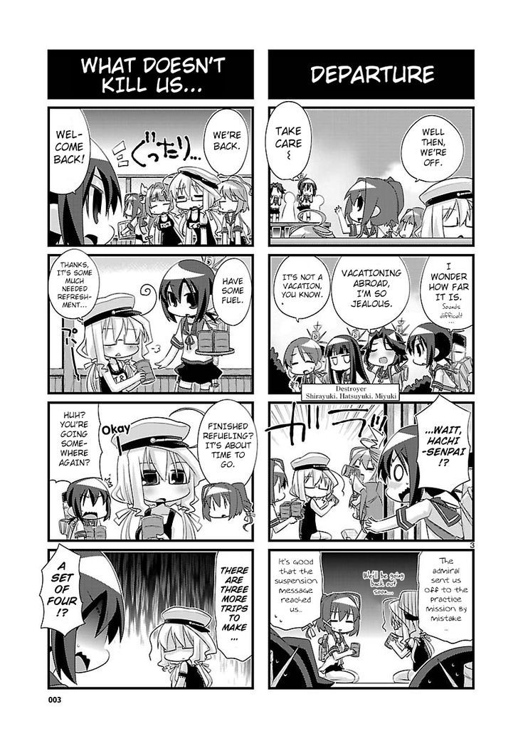 Kantai Collection - Kankore - 4-koma Comic - Fubuki, Ganbarimasu! Chapter 48 page 3 - Chapter 48