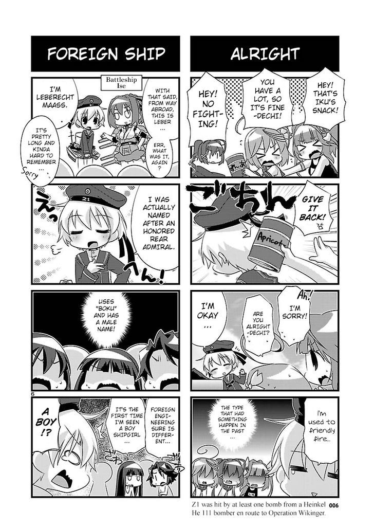 Kantai Collection - Kankore - 4-koma Comic - Fubuki, Ganbarimasu! Chapter 48 page 6 - Chapter 48