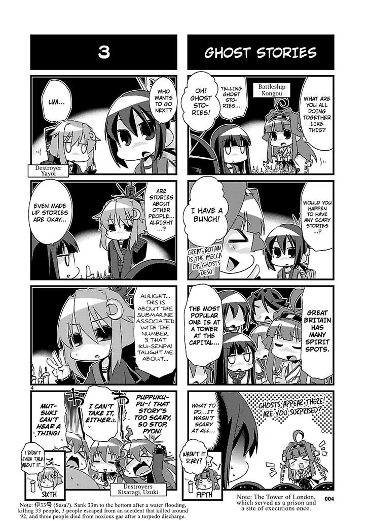 Kantai Collection - Kankore - 4-koma Comic - Fubuki, Ganbarimasu! Chapter 51 page 4 - Chapter 51