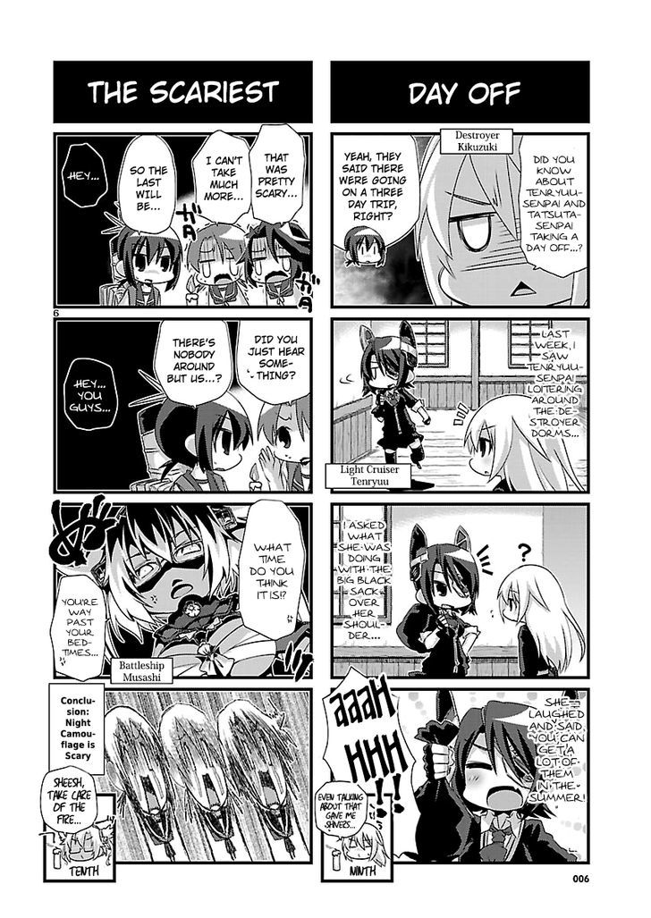 Kantai Collection - Kankore - 4-koma Comic - Fubuki, Ganbarimasu! Chapter 51 page 6 - Chapter 51