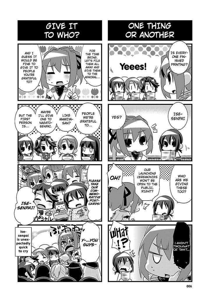 Kantai Collection - Kankore - 4-koma Comic - Fubuki, Ganbarimasu! Chapter 52 page 6 - Chapter 52