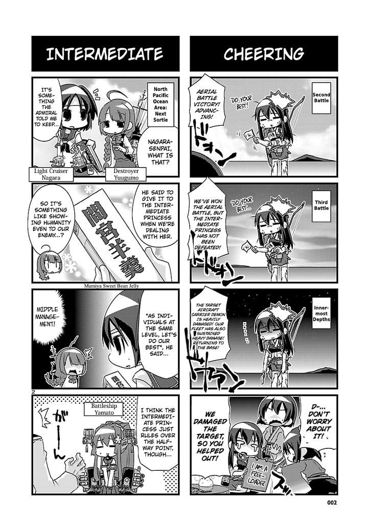 Kantai Collection - Kankore - 4-koma Comic - Fubuki, Ganbarimasu! Chapter 56 page 2 - Chapter 56