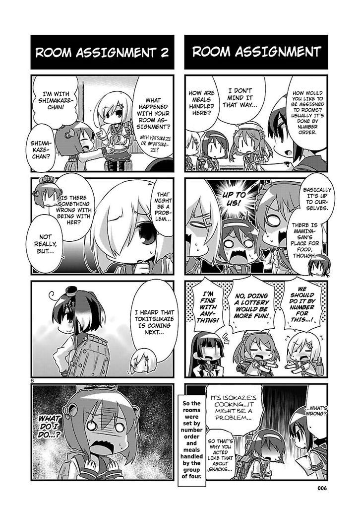 Kantai Collection - Kankore - 4-koma Comic - Fubuki, Ganbarimasu! Chapter 57 page 6 - Chapter 57