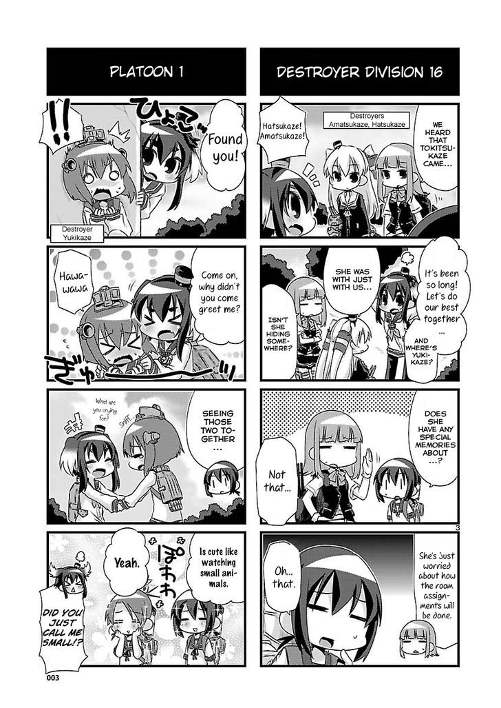 Kantai Collection - Kankore - 4-koma Comic - Fubuki, Ganbarimasu! Chapter 58 page 3 - Chapter 58