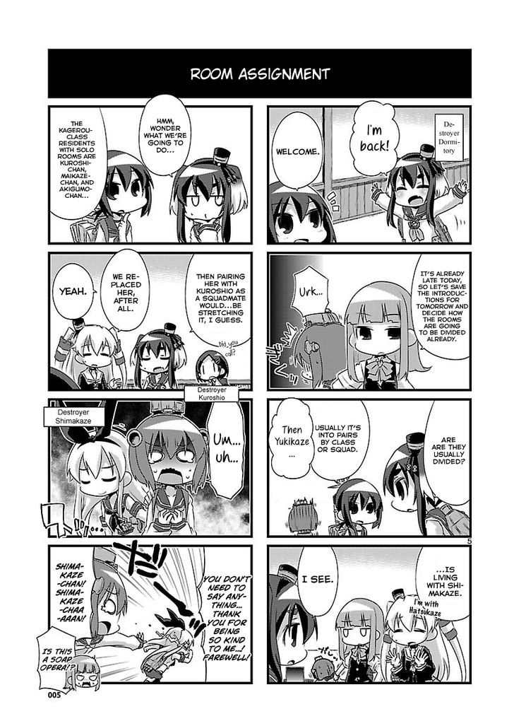 Kantai Collection - Kankore - 4-koma Comic - Fubuki, Ganbarimasu! Chapter 58 page 5 - Chapter 58