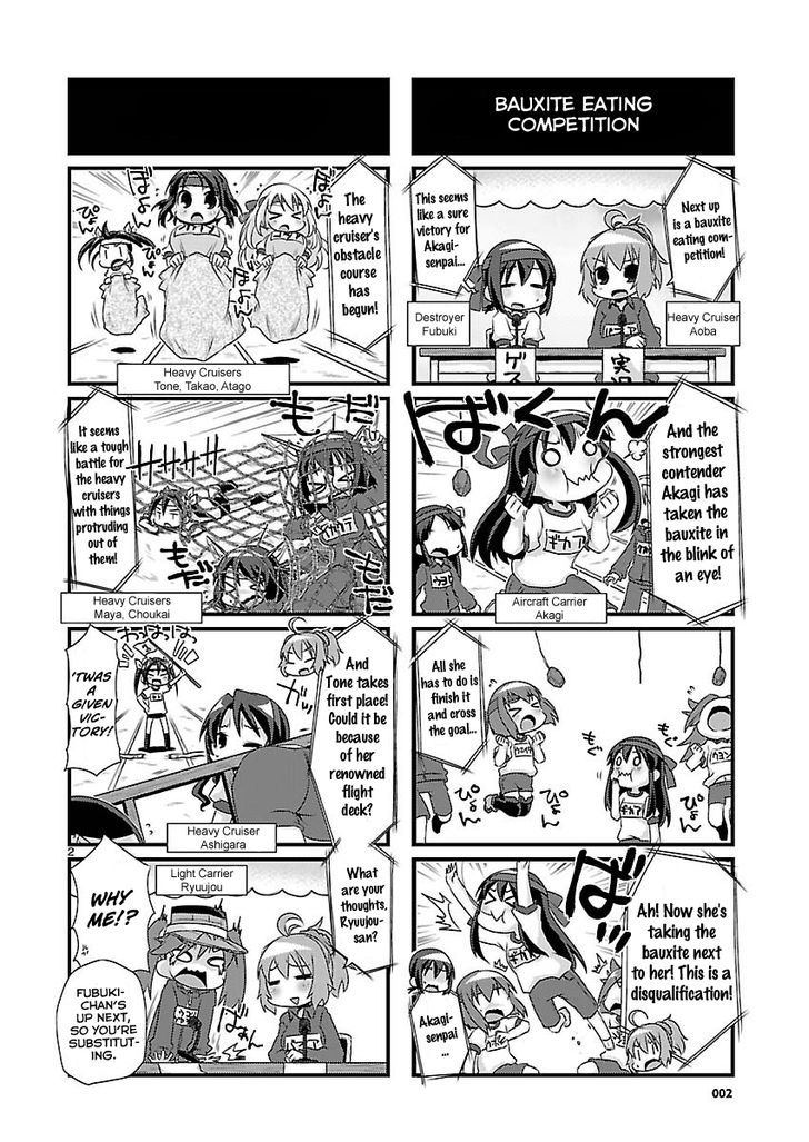 Kantai Collection - Kankore - 4-koma Comic - Fubuki, Ganbarimasu! Chapter 60 page 2 - Chapter 60