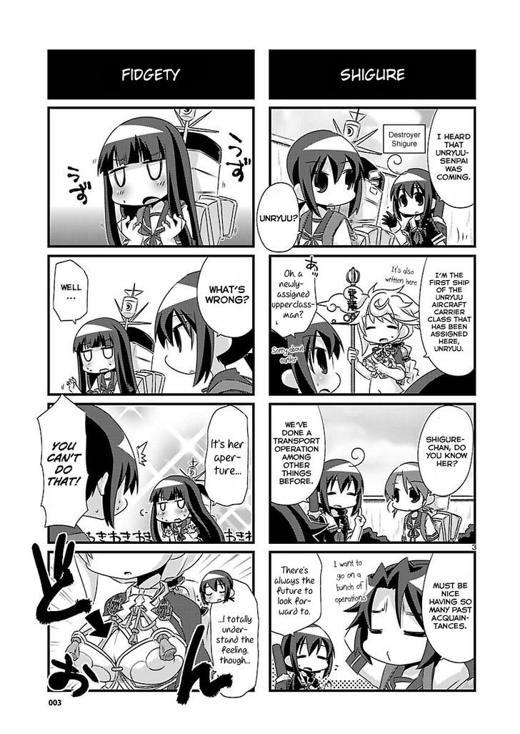 Kantai Collection - Kankore - 4-koma Comic - Fubuki, Ganbarimasu! Chapter 61 page 3 - Chapter 61