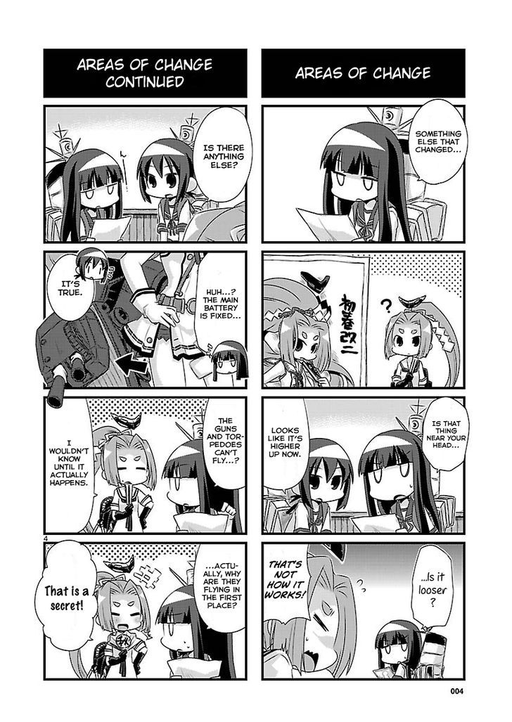 Kantai Collection - Kankore - 4-koma Comic - Fubuki, Ganbarimasu! Chapter 62 page 4 - Chapter 62