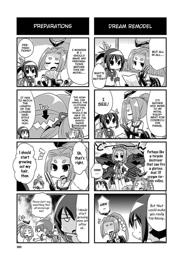 Kantai Collection - Kankore - 4-koma Comic - Fubuki, Ganbarimasu! Chapter 62 page 5 - Chapter 62