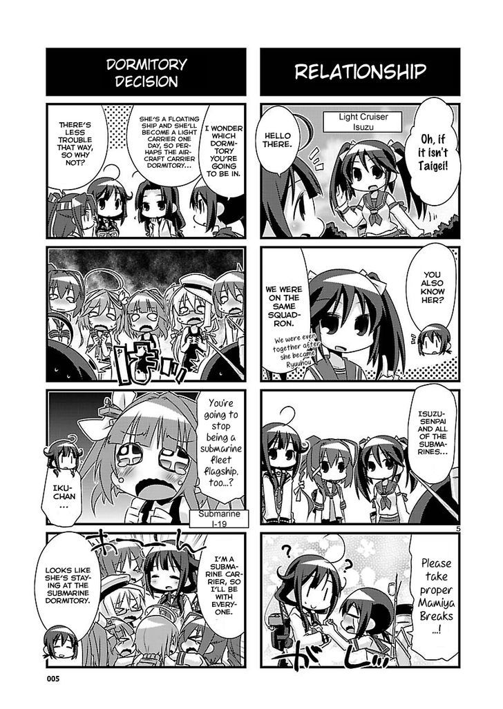 Kantai Collection - Kankore - 4-koma Comic - Fubuki, Ganbarimasu! Chapter 63 page 5 - Chapter 63