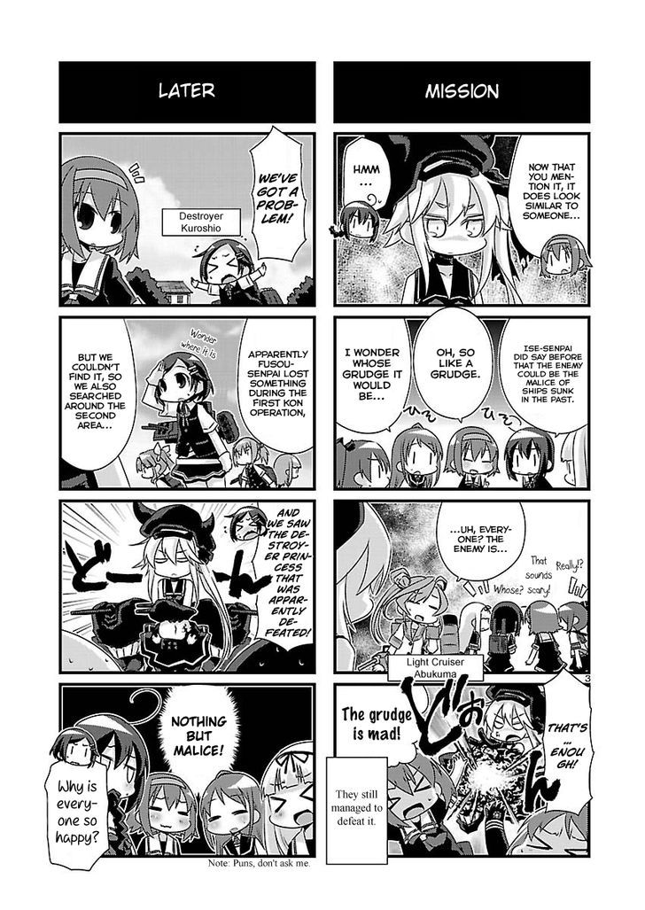 Kantai Collection - Kankore - 4-koma Comic - Fubuki, Ganbarimasu! Chapter 65 page 3 - Chapter 65