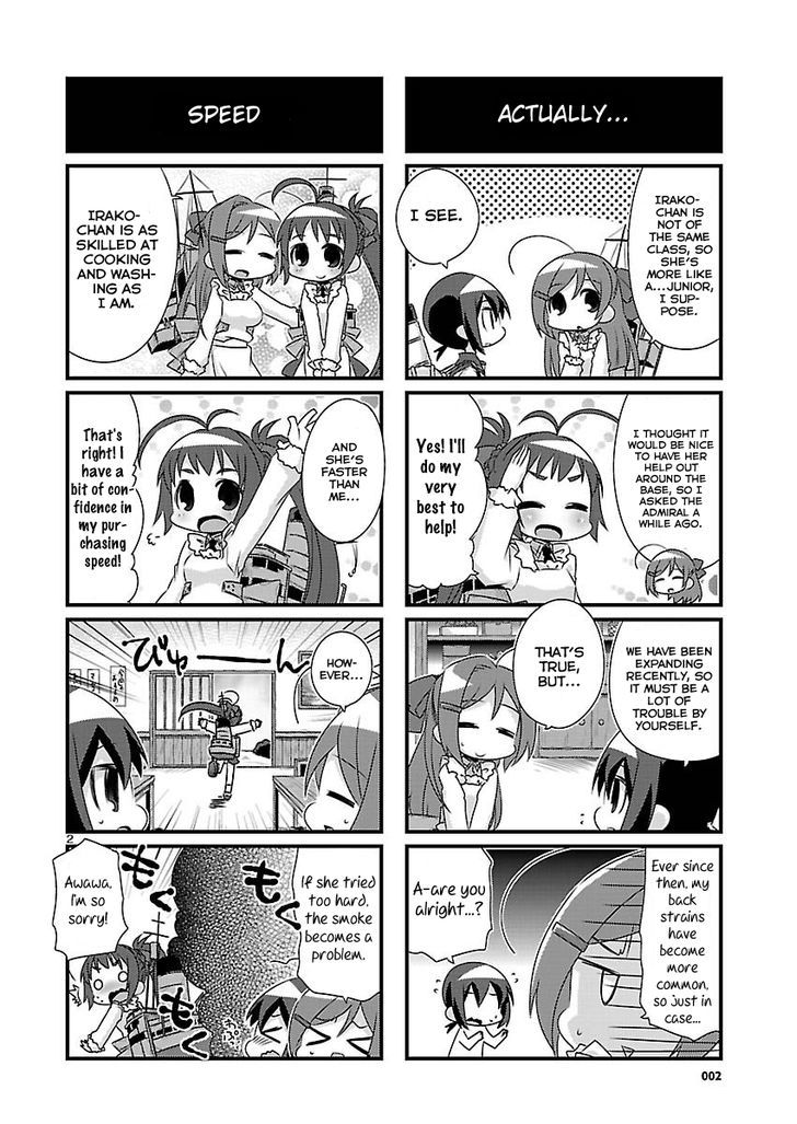 Kantai Collection - Kankore - 4-koma Comic - Fubuki, Ganbarimasu! Chapter 66 page 2 - Chapter 66