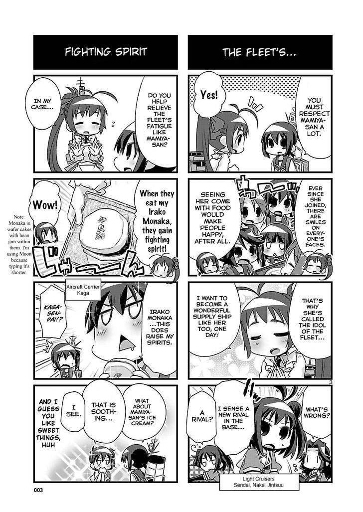 Kantai Collection - Kankore - 4-koma Comic - Fubuki, Ganbarimasu! Chapter 66 page 3 - Chapter 66