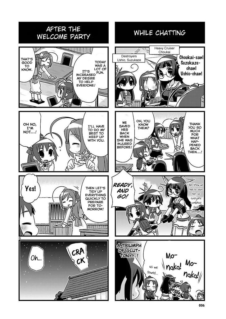 Kantai Collection - Kankore - 4-koma Comic - Fubuki, Ganbarimasu! Chapter 66 page 6 - Chapter 66