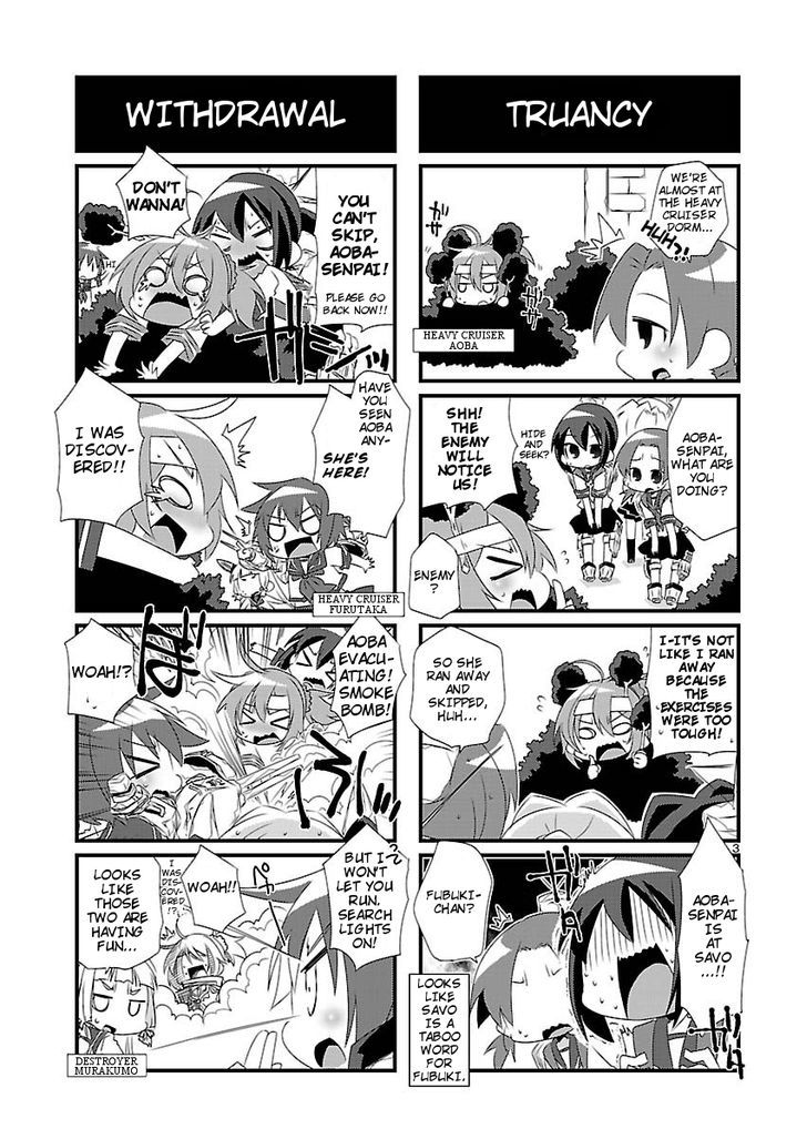 Kantai Collection - Kankore - 4-koma Comic - Fubuki, Ganbarimasu! Chapter 7 page 3 - Chapter 7