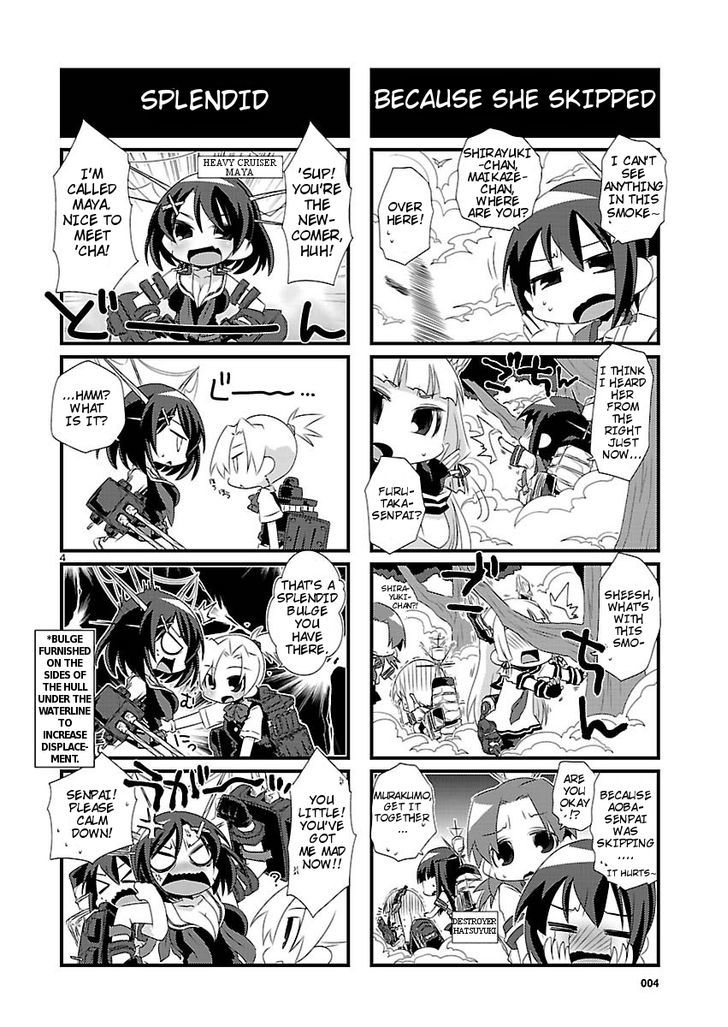 Kantai Collection - Kankore - 4-koma Comic - Fubuki, Ganbarimasu! Chapter 7 page 4 - Chapter 7