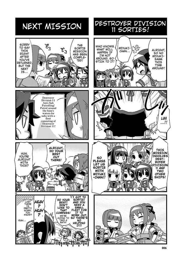Kantai Collection - Kankore - 4-koma Comic - Fubuki, Ganbarimasu! Chapter 70 page 6 - Chapter 70