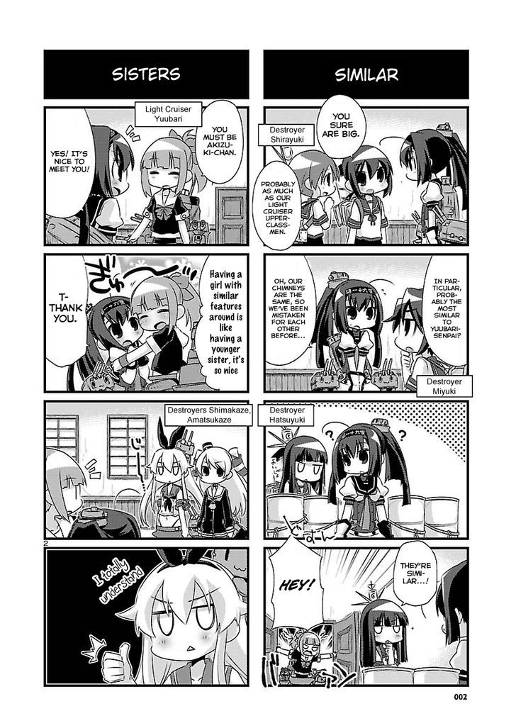 Kantai Collection - Kankore - 4-koma Comic - Fubuki, Ganbarimasu! Chapter 71 page 2 - Chapter 71