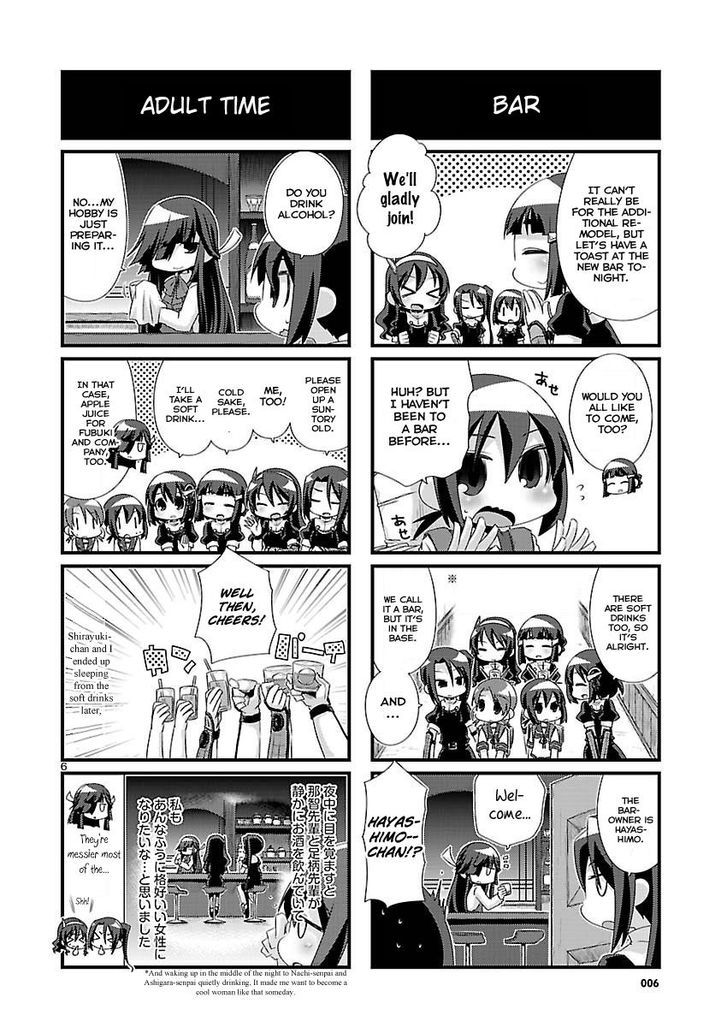 Kantai Collection - Kankore - 4-koma Comic - Fubuki, Ganbarimasu! Chapter 73 page 6 - Chapter 73