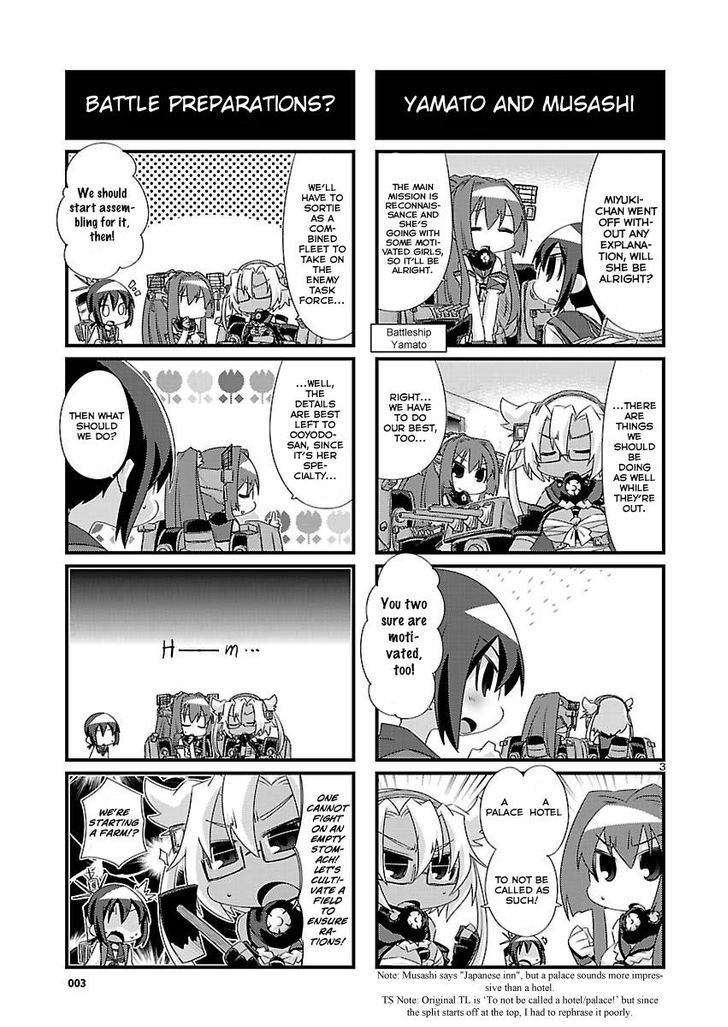 Kantai Collection - Kankore - 4-koma Comic - Fubuki, Ganbarimasu! Chapter 76 page 3 - Chapter 76