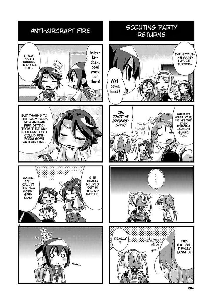 Kantai Collection - Kankore - 4-koma Comic - Fubuki, Ganbarimasu! Chapter 76 page 4 - Chapter 76