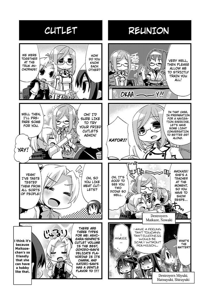 Kantai Collection - Kankore - 4-koma Comic - Fubuki, Ganbarimasu! Chapter 82 page 3 - Chapter 82