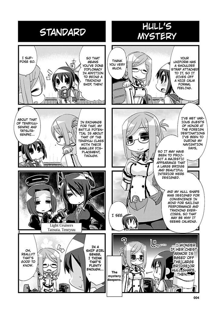 Kantai Collection - Kankore - 4-koma Comic - Fubuki, Ganbarimasu! Chapter 82 page 4 - Chapter 82