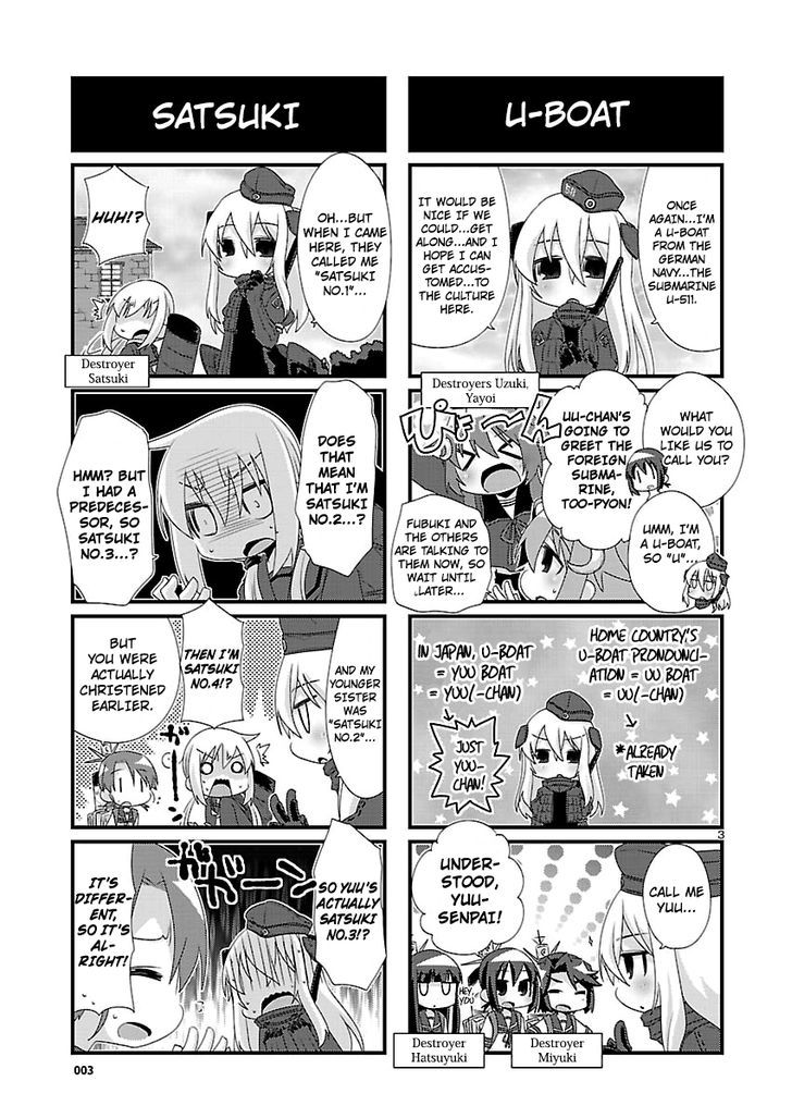 Kantai Collection - Kankore - 4-koma Comic - Fubuki, Ganbarimasu! Chapter 83 page 3 - Chapter 83