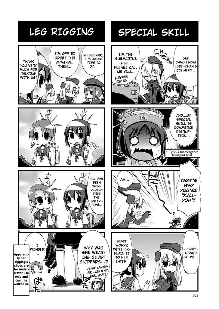 Kantai Collection - Kankore - 4-koma Comic - Fubuki, Ganbarimasu! Chapter 83 page 6 - Chapter 83