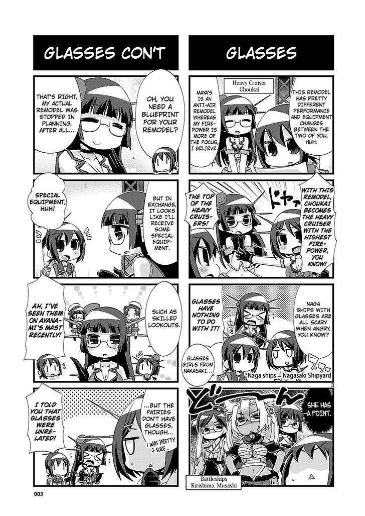Kantai Collection - Kankore - 4-koma Comic - Fubuki, Ganbarimasu! Chapter 84 page 3 - Chapter 84