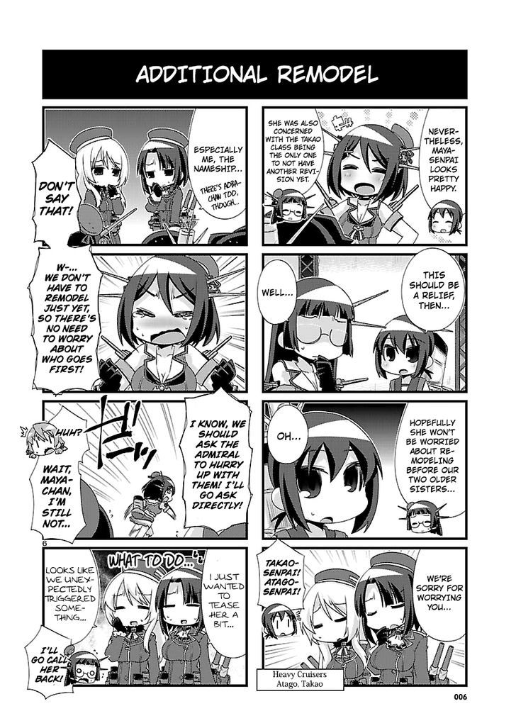 Kantai Collection - Kankore - 4-koma Comic - Fubuki, Ganbarimasu! Chapter 84 page 6 - Chapter 84