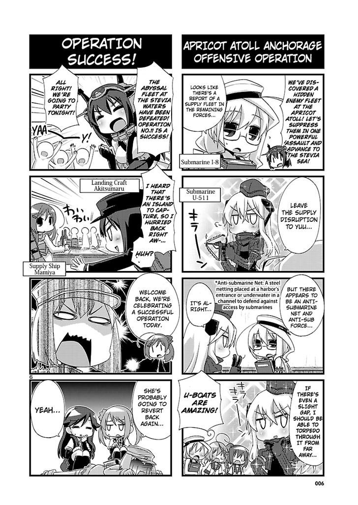 Kantai Collection - Kankore - 4-koma Comic - Fubuki, Ganbarimasu! Chapter 85 page 6 - Chapter 85