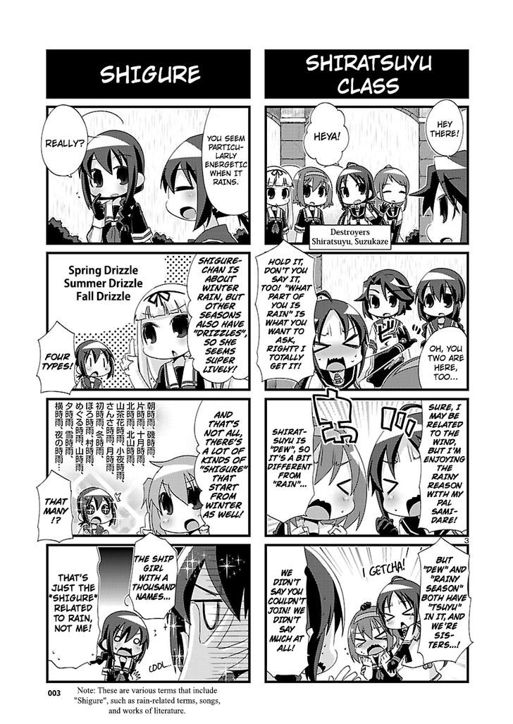 Kantai Collection - Kankore - 4-koma Comic - Fubuki, Ganbarimasu! Chapter 86 page 3 - Chapter 86