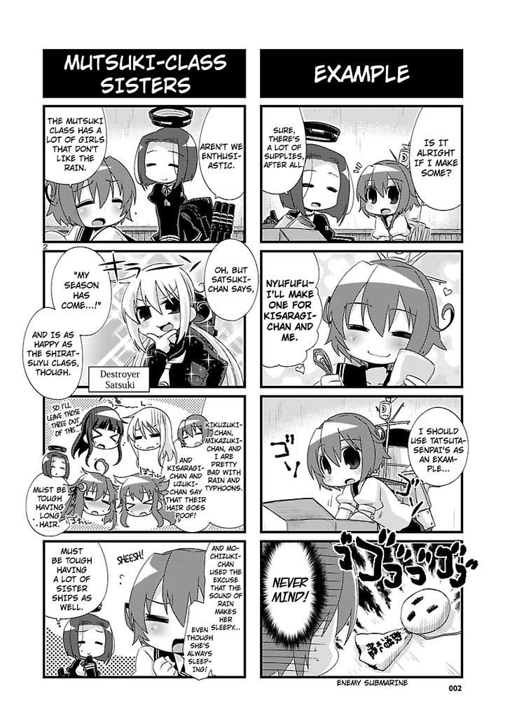 Kantai Collection - Kankore - 4-koma Comic - Fubuki, Ganbarimasu! Chapter 87 page 2 - Chapter 87