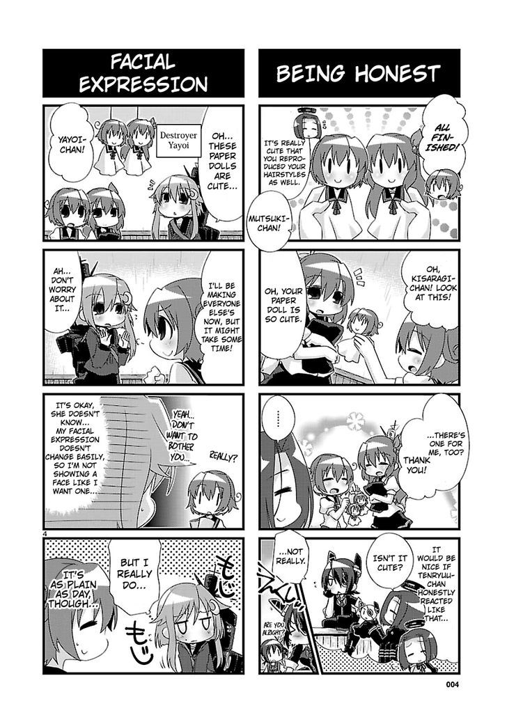 Kantai Collection - Kankore - 4-koma Comic - Fubuki, Ganbarimasu! Chapter 87 page 4 - Chapter 87