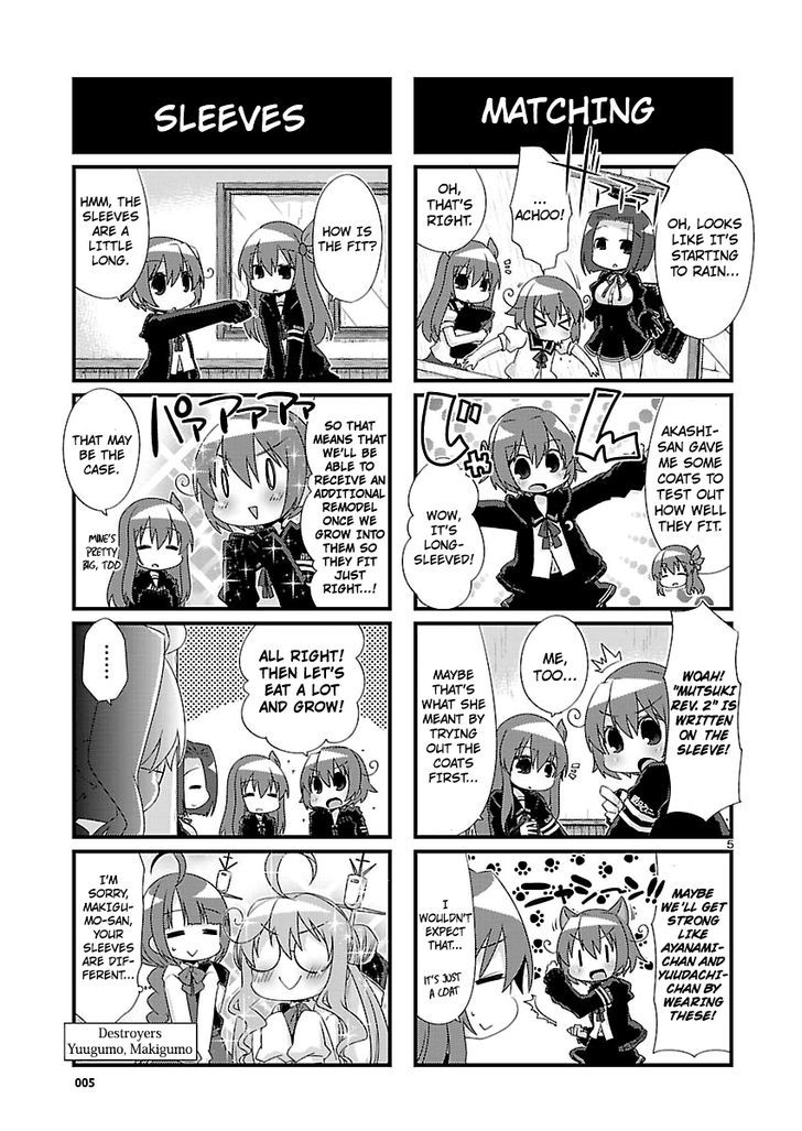 Kantai Collection - Kankore - 4-koma Comic - Fubuki, Ganbarimasu! Chapter 87 page 5 - Chapter 87