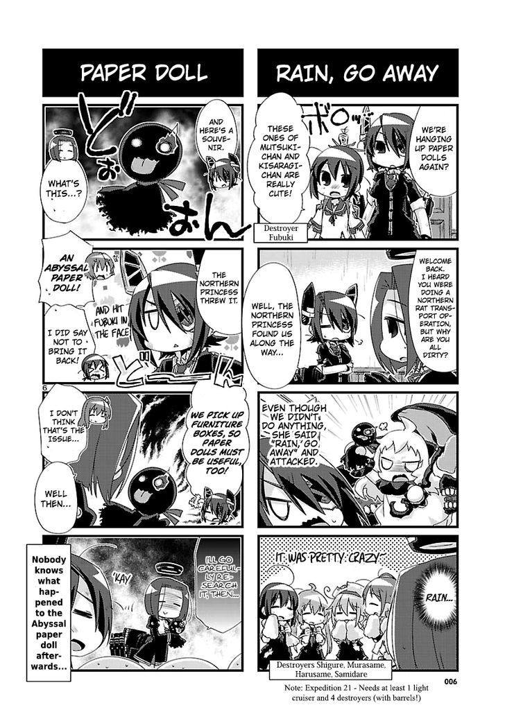 Kantai Collection - Kankore - 4-koma Comic - Fubuki, Ganbarimasu! Chapter 87 page 6 - Chapter 87