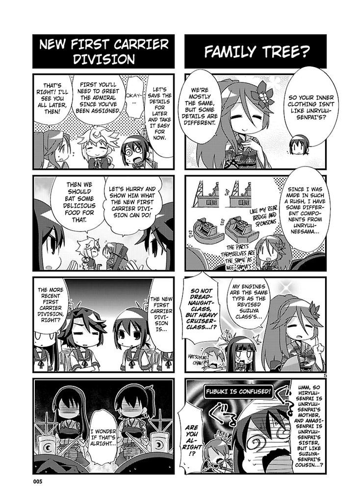 Kantai Collection - Kankore - 4-koma Comic - Fubuki, Ganbarimasu! Chapter 88 page 5 - Chapter 88