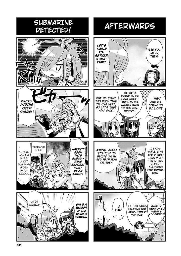 Kantai Collection - Kankore - 4-koma Comic - Fubuki, Ganbarimasu! Chapter 89 page 5 - Chapter 89