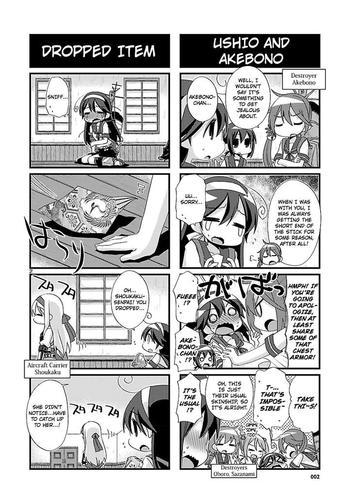 Kantai Collection - Kankore - 4-koma Comic - Fubuki, Ganbarimasu! Chapter 90 page 2 - Chapter 90