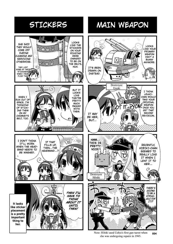 Kantai Collection - Kankore - 4-koma Comic - Fubuki, Ganbarimasu! Chapter 90 page 4 - Chapter 90
