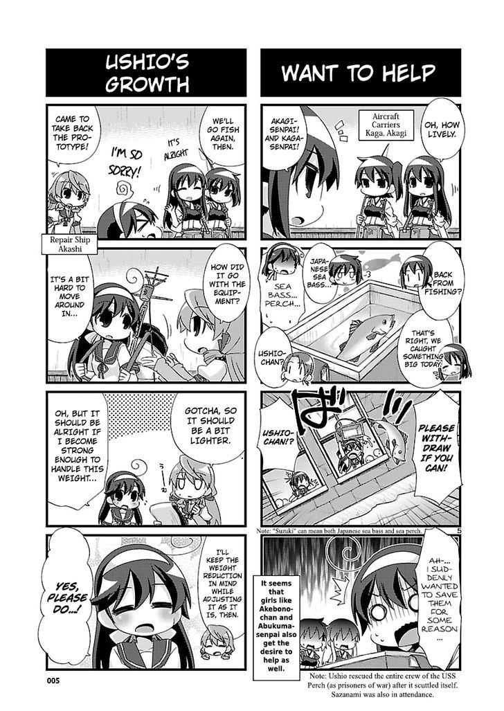 Kantai Collection - Kankore - 4-koma Comic - Fubuki, Ganbarimasu! Chapter 90 page 5 - Chapter 90