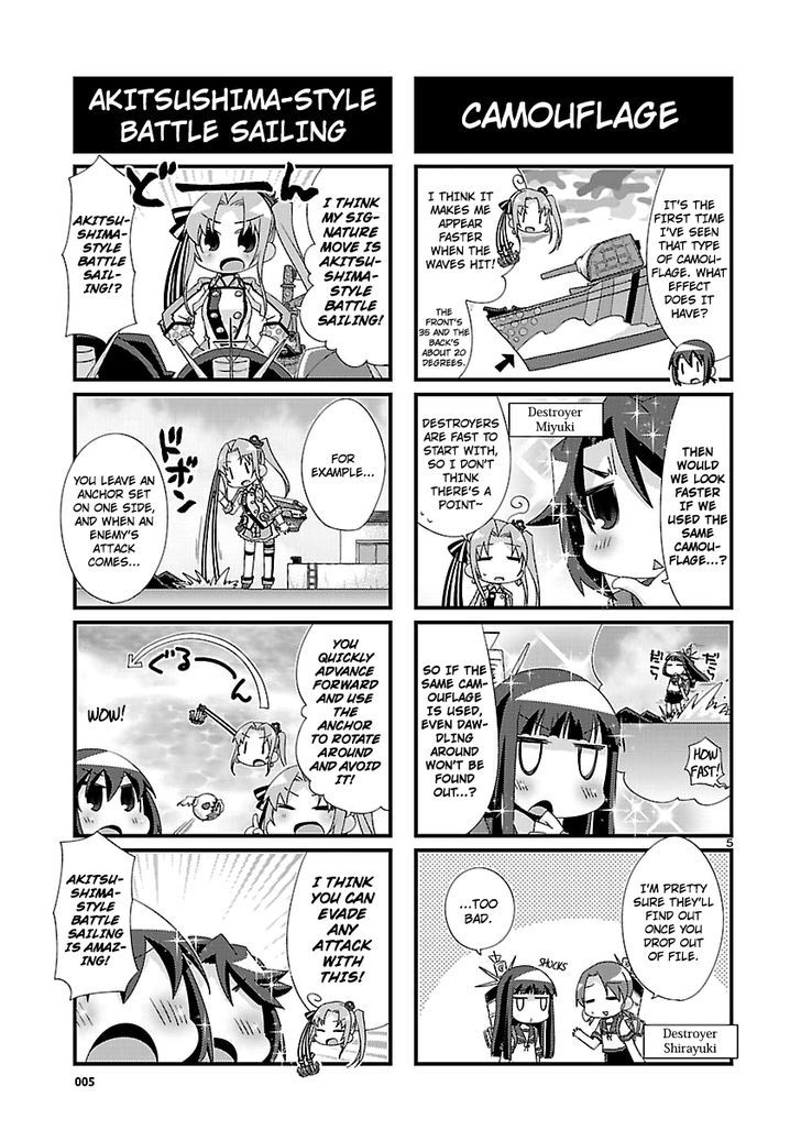 Kantai Collection - Kankore - 4-koma Comic - Fubuki, Ganbarimasu! Chapter 92 page 5 - Chapter 92