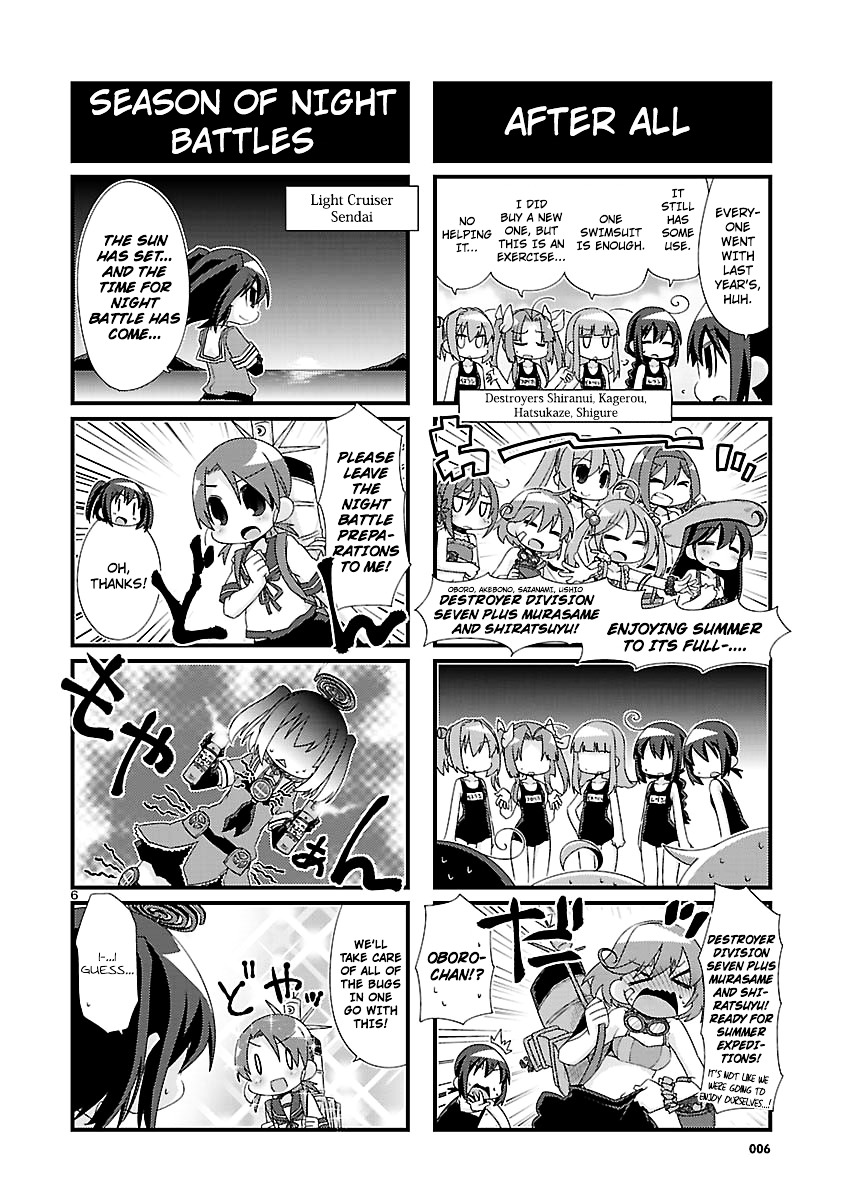 Kantai Collection - Kankore - 4-koma Comic - Fubuki, Ganbarimasu! Chapter 93 page 6 - Chapter 93