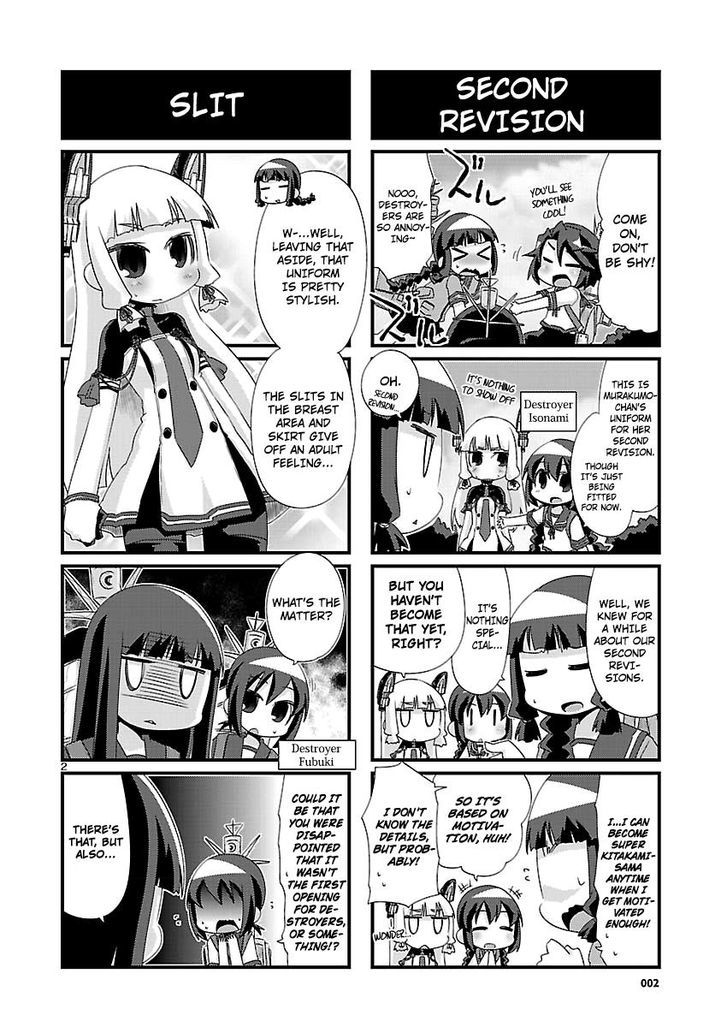 Kantai Collection - Kankore - 4-koma Comic - Fubuki, Ganbarimasu! Chapter 96 page 2 - Chapter 96