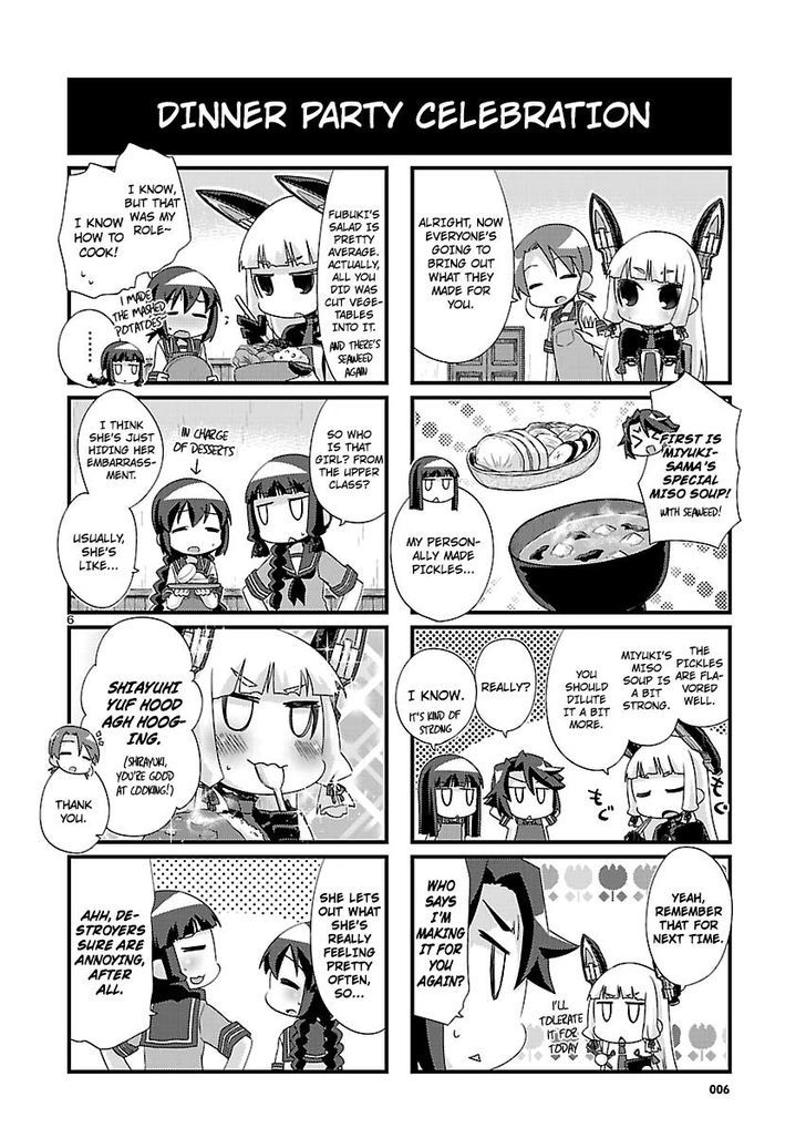 Kantai Collection - Kankore - 4-koma Comic - Fubuki, Ganbarimasu! Chapter 96 page 6 - Chapter 96