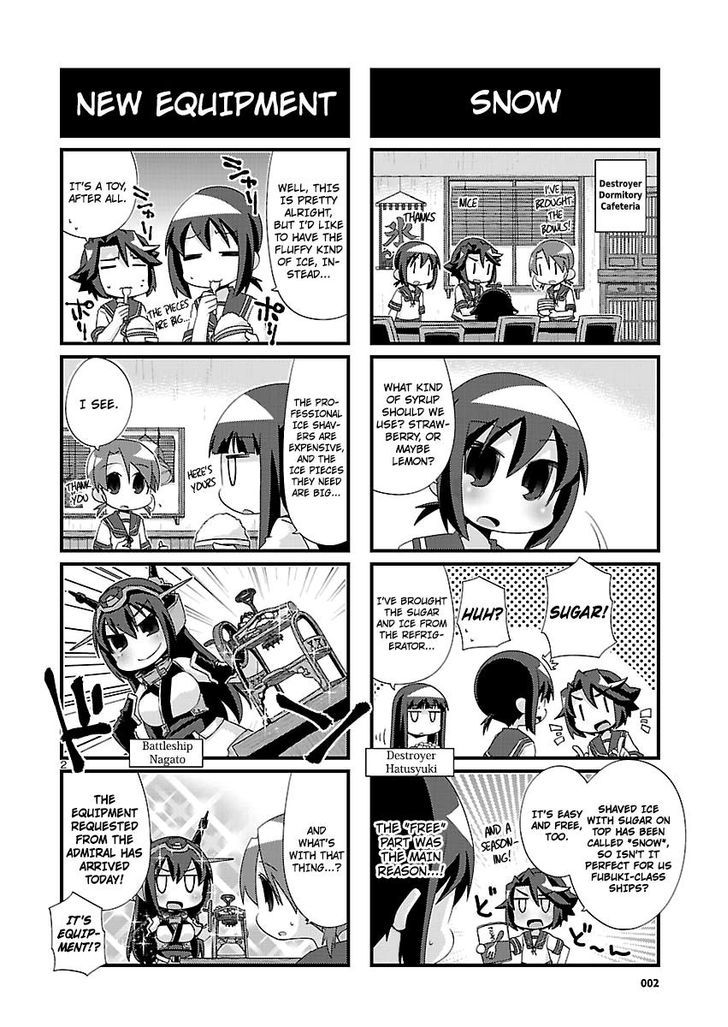 Kantai Collection - Kankore - 4-koma Comic - Fubuki, Ganbarimasu! Chapter 97 page 2 - Chapter 97
