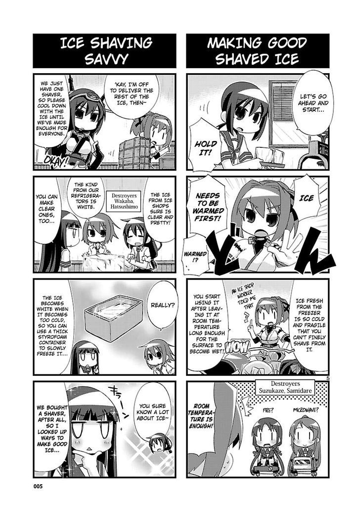 Kantai Collection - Kankore - 4-koma Comic - Fubuki, Ganbarimasu! Chapter 97 page 5 - Chapter 97